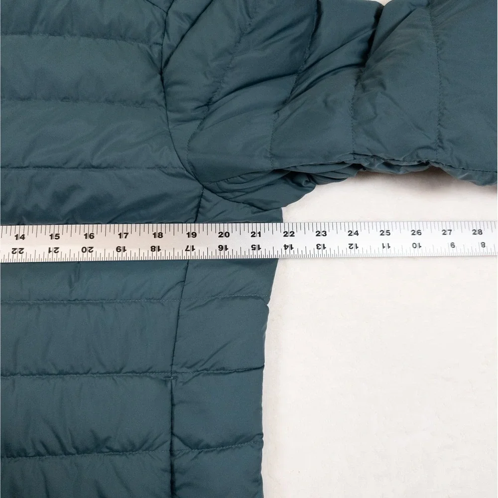 LOT 2 Uniqlo Ultra Light Down Filled Jacket Mens S Red Green Full Zip Puffer